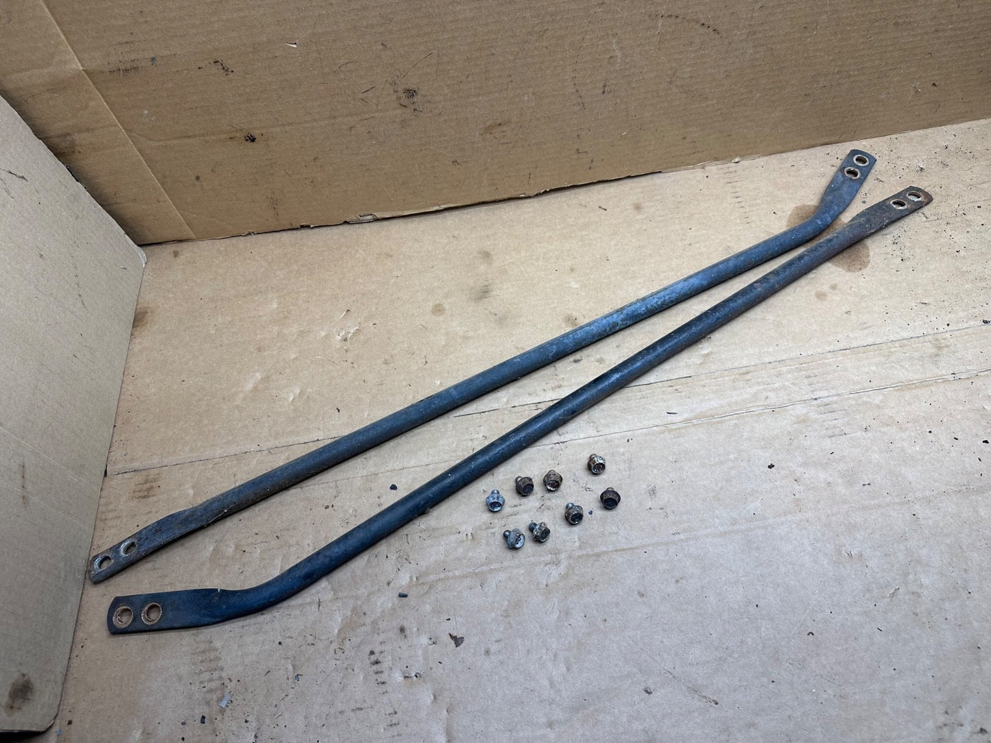 76-91 Jeep Wagoneer J10 Cherokee FSJ SJ Hood Support Rods Factory Brace Under OE