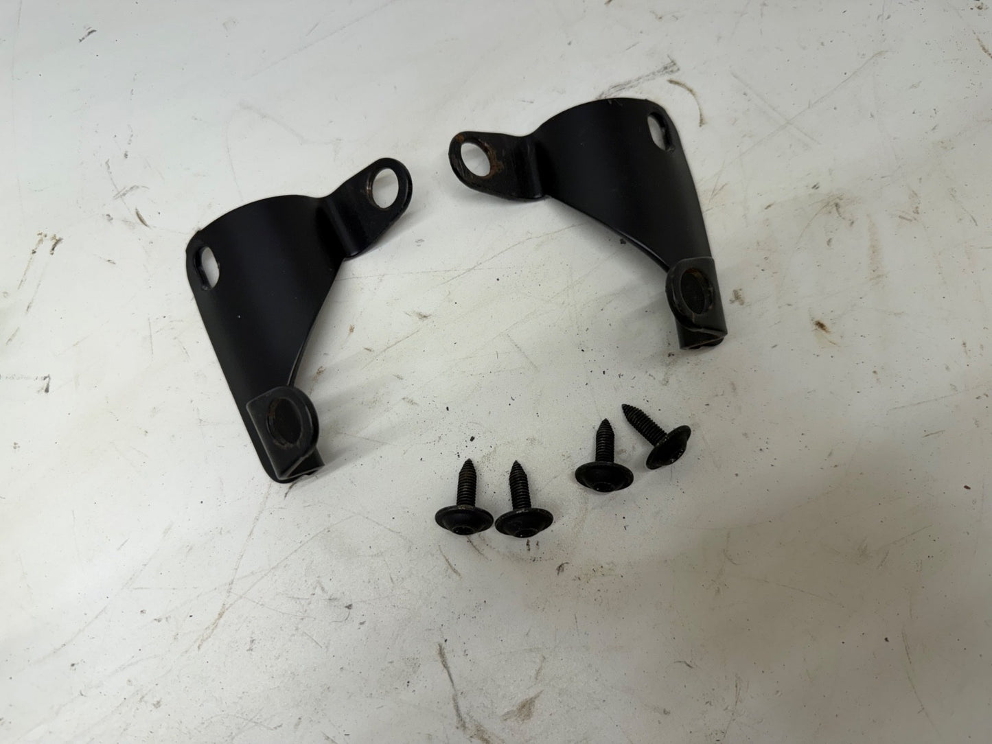 97-02 Jeep Wrangler TJ Soft Top to Roll Bar Brackets Roll Bar Mount Bow OEM Set