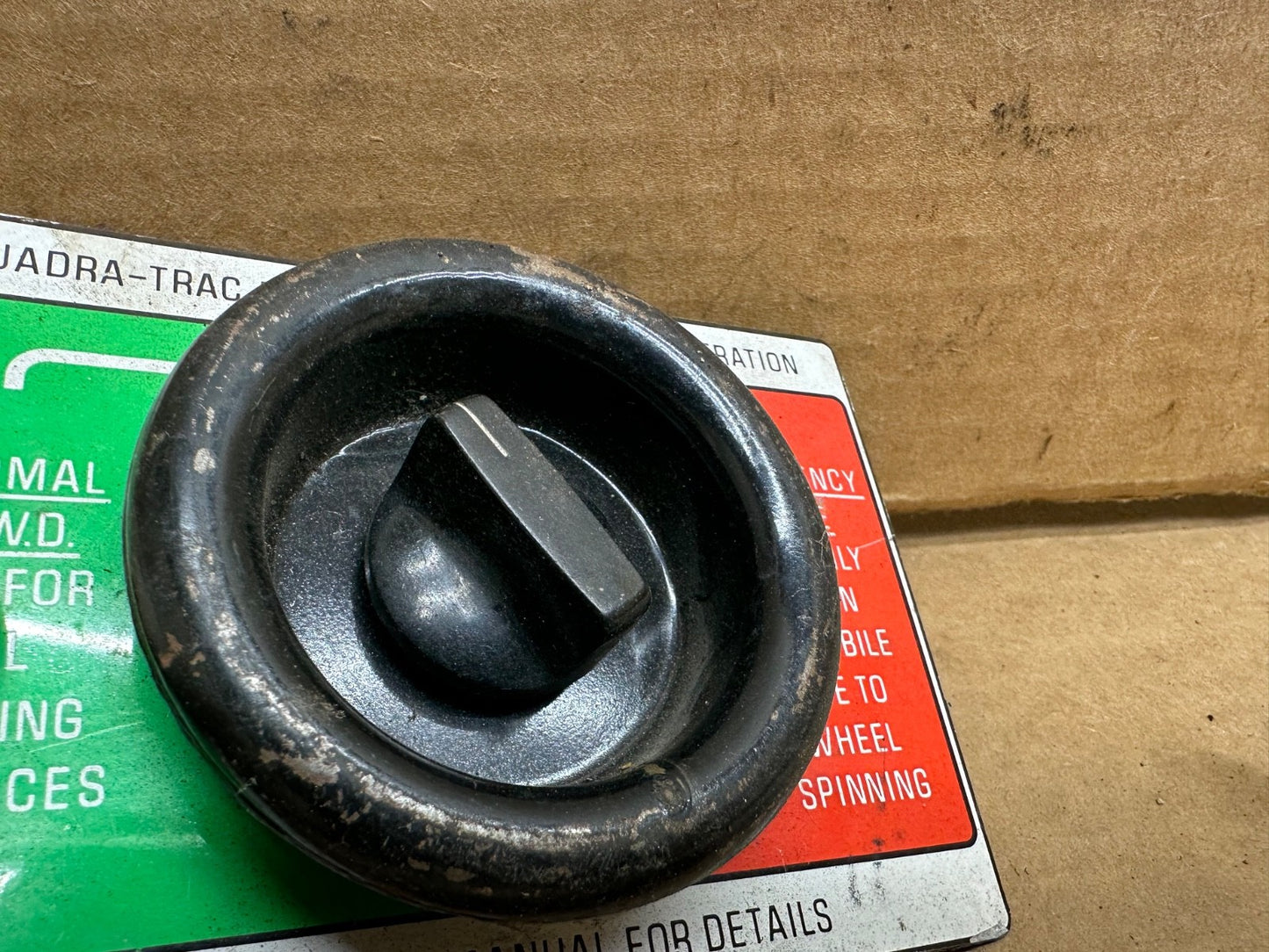 76-79 Jeep Quadratrac Emergency Drive Glove Box Switch 4x4 J10 Cherokee Wagoneer