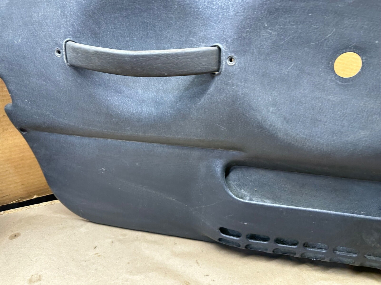 97-06 Jeep TJ Wrangler Driver Passenger FULL HARD DOOR PANEL AGATE GRAY OEM Grey