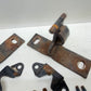 87-95 Jeep Wrangler YJ Rear Seat Brackets Back Bracket PAIR OEM Rear Mount Set