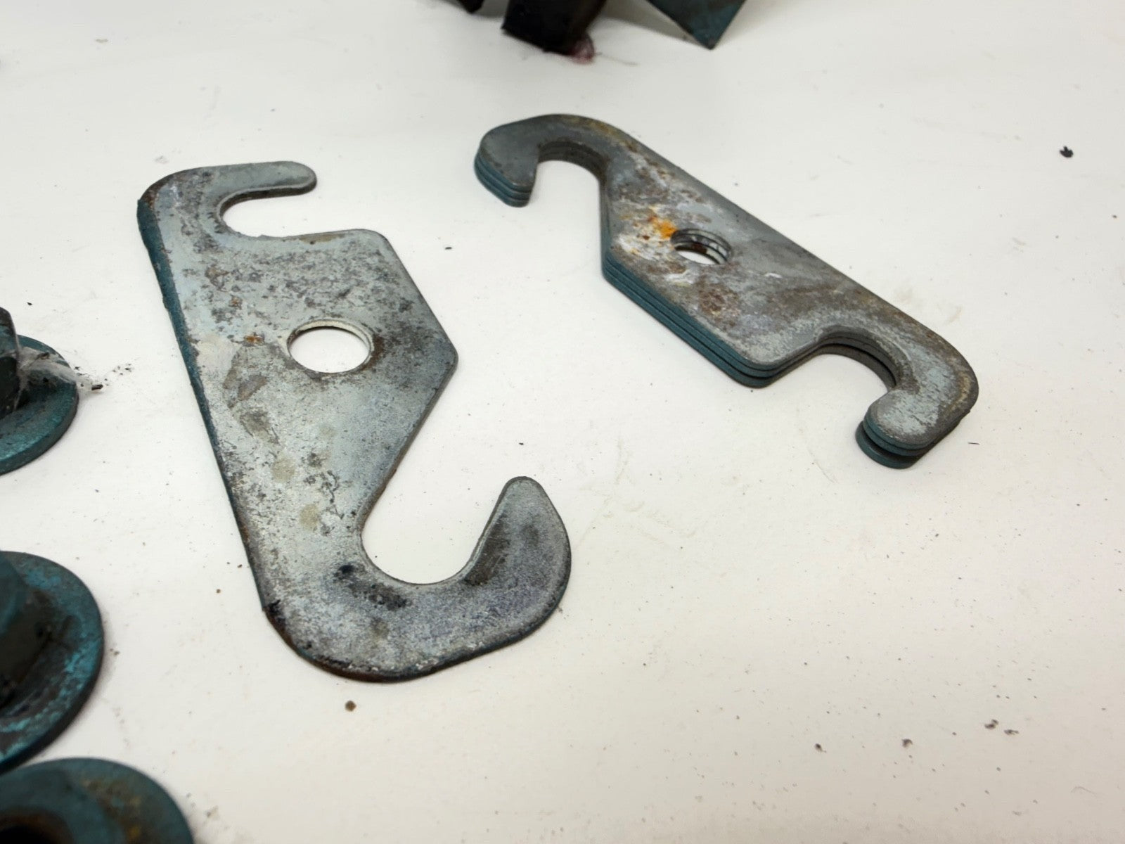 84-01 Jeep Cherokee XJ Comanche MJ Hood Hinge Pair OEM Hinges Set Bonnet Factory