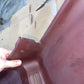 86-92 Jeep Comanche MJ OEM Plastic Interior B-Pillar Panel Left Driver Trim -RED