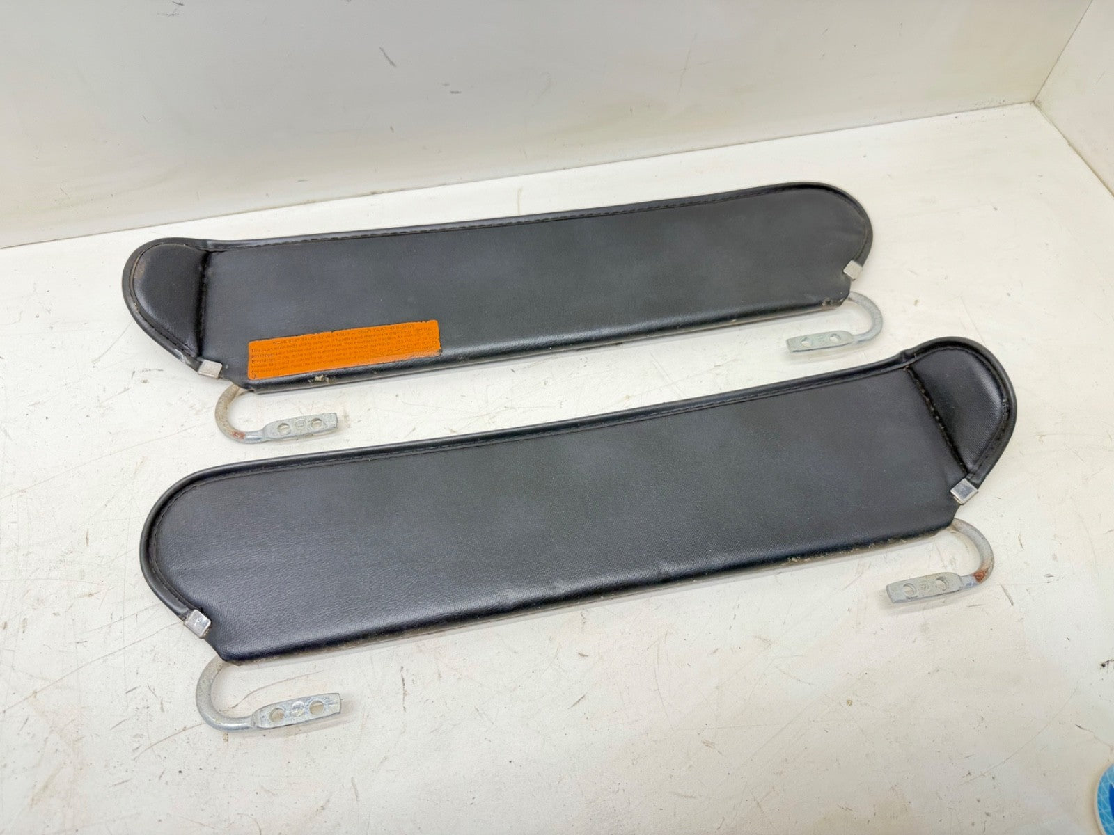 87-95 Jeep YJ Gray Sun Visors Dark Grey Wrangler Factory Visor Sunvisors OEM OE