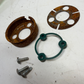 87-95 Jeep Wrangler YJ Cherokee XJ Tan Steering Wheel Horn Cap Button Hardware
