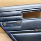 84-96 Jeep Cherokee Black Vinyl Door Panel Left Rear Interior LR Back Trim OEM