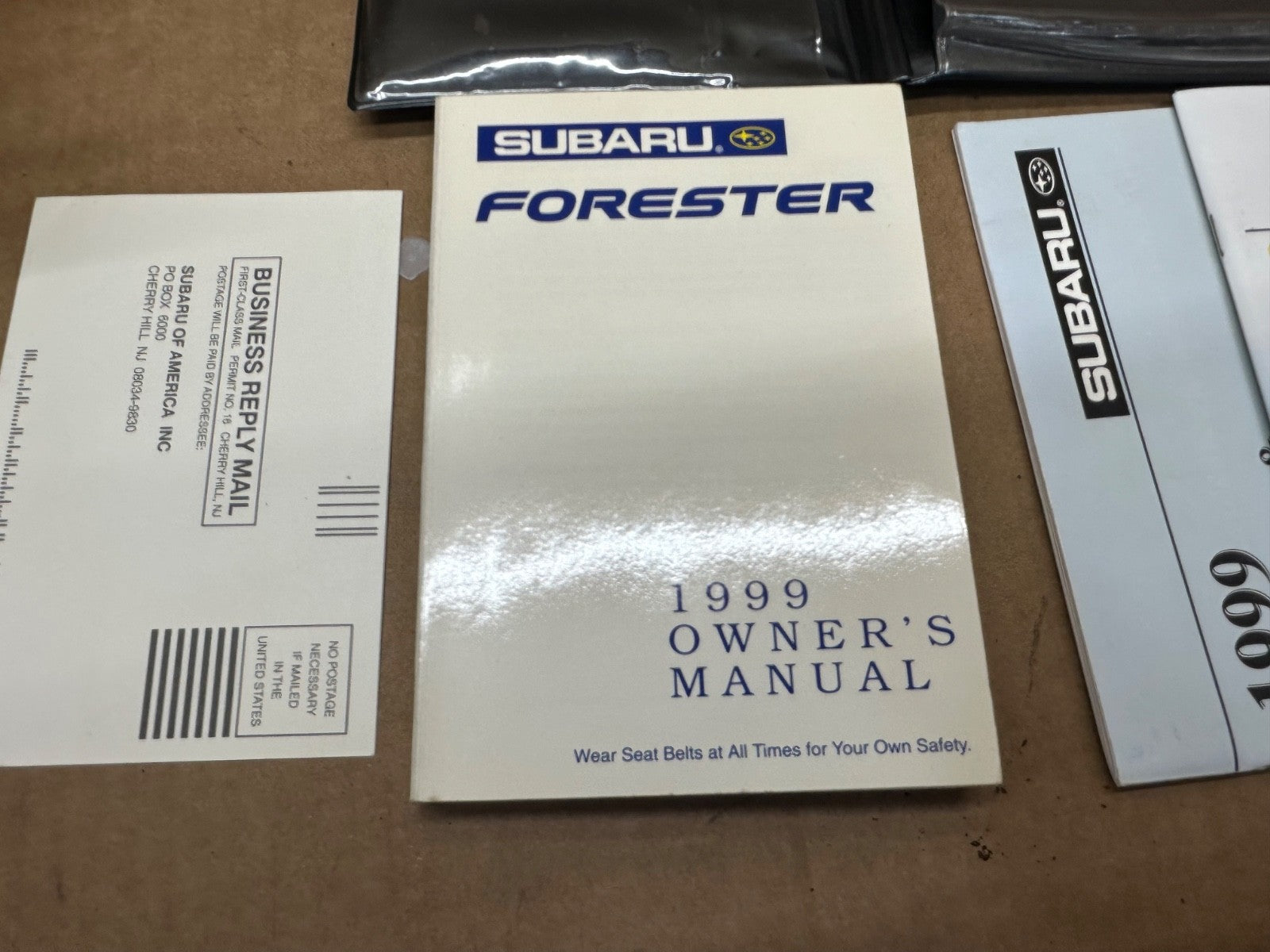 1999 Subaru Forester Owner’s Manual Set with Case Warranty and Case OEM Owners