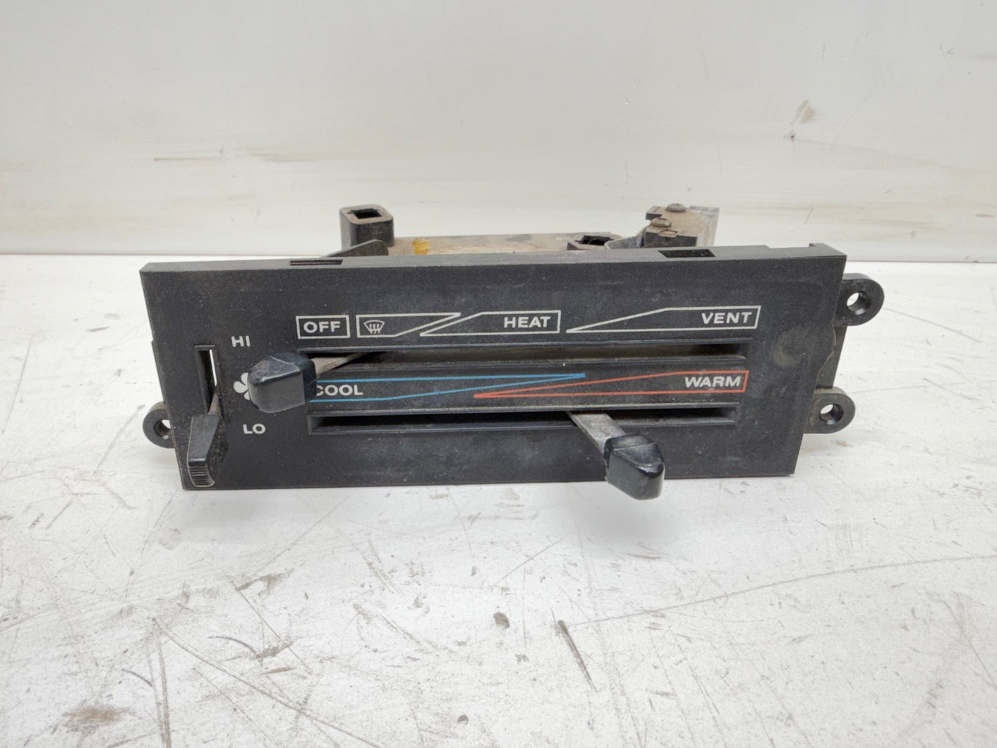 87-95 Jeep Wrangler YJ HEAT Panel Temp Climate Control Unit Heater HVAC Switch