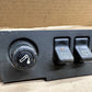 97-01 Jeep Cherokee XJ Dash Switch Panel Dash Defrost Rear Wiper 12v outlet OEM