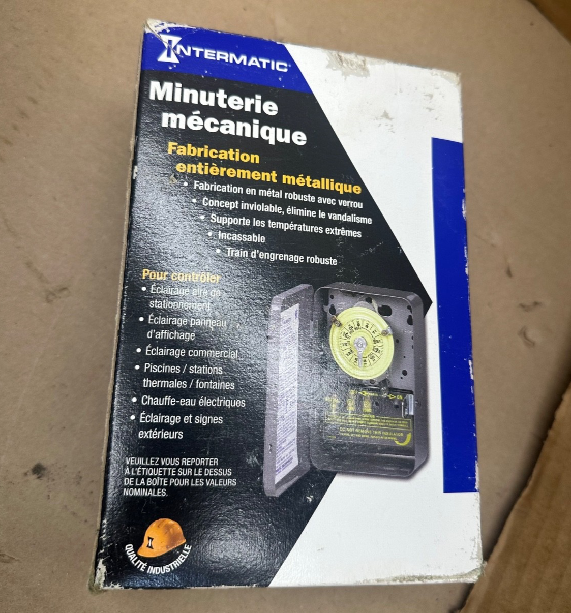 Intermatic T103 DPST 24-Hour Mechanical Time Switch 120 VAC 40 Amp New Old Stock