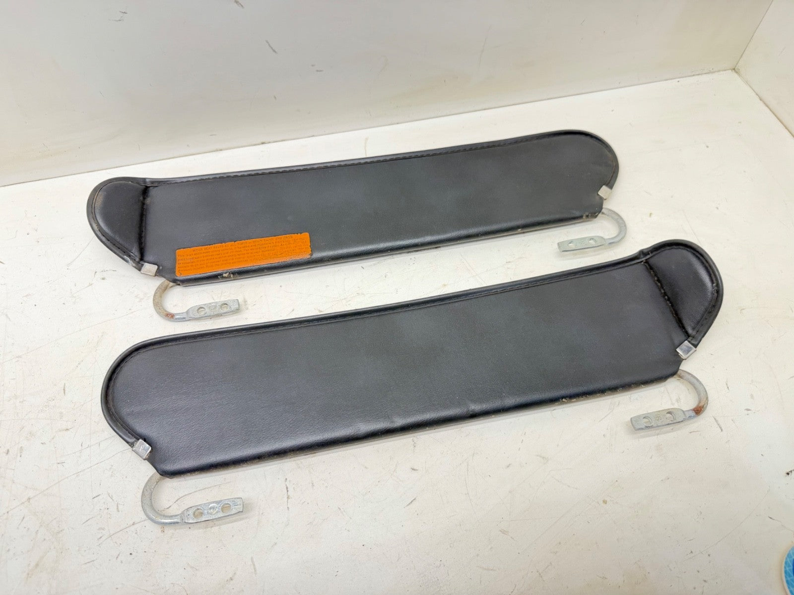 87-95 Jeep YJ Gray Sun Visors Dark Grey Wrangler Factory Visor Sunvisors OEM OE