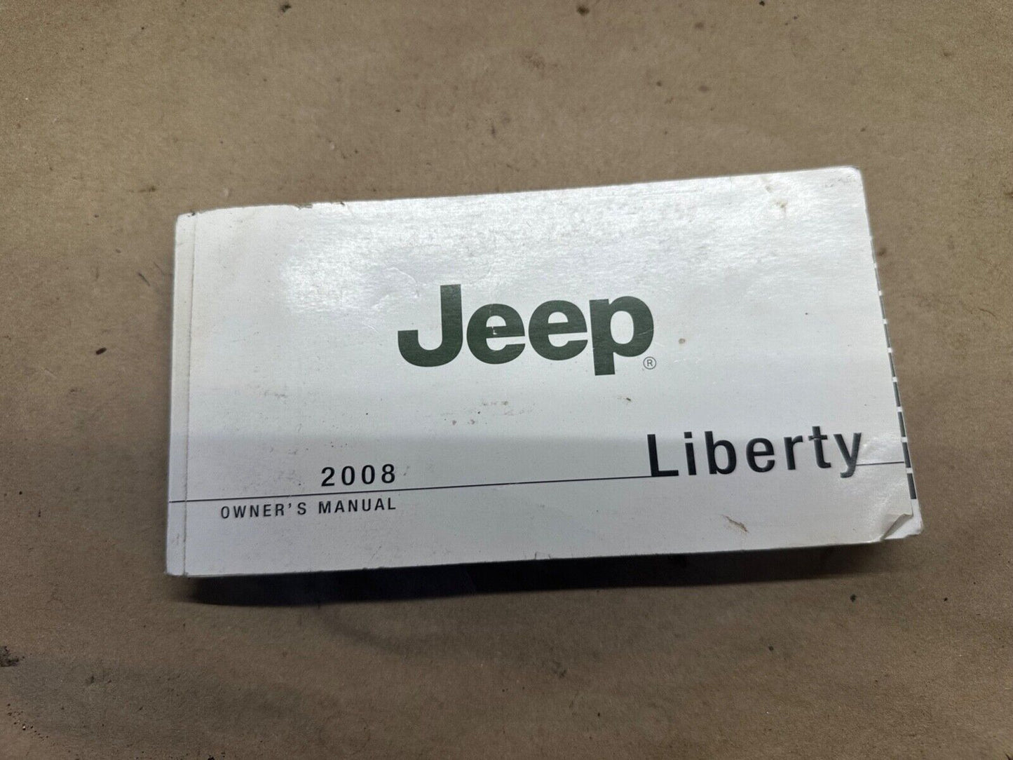 08 2008 Jeep Liberty KK Owner's Manual Handbook User's Guide OEM Owners Owner OE