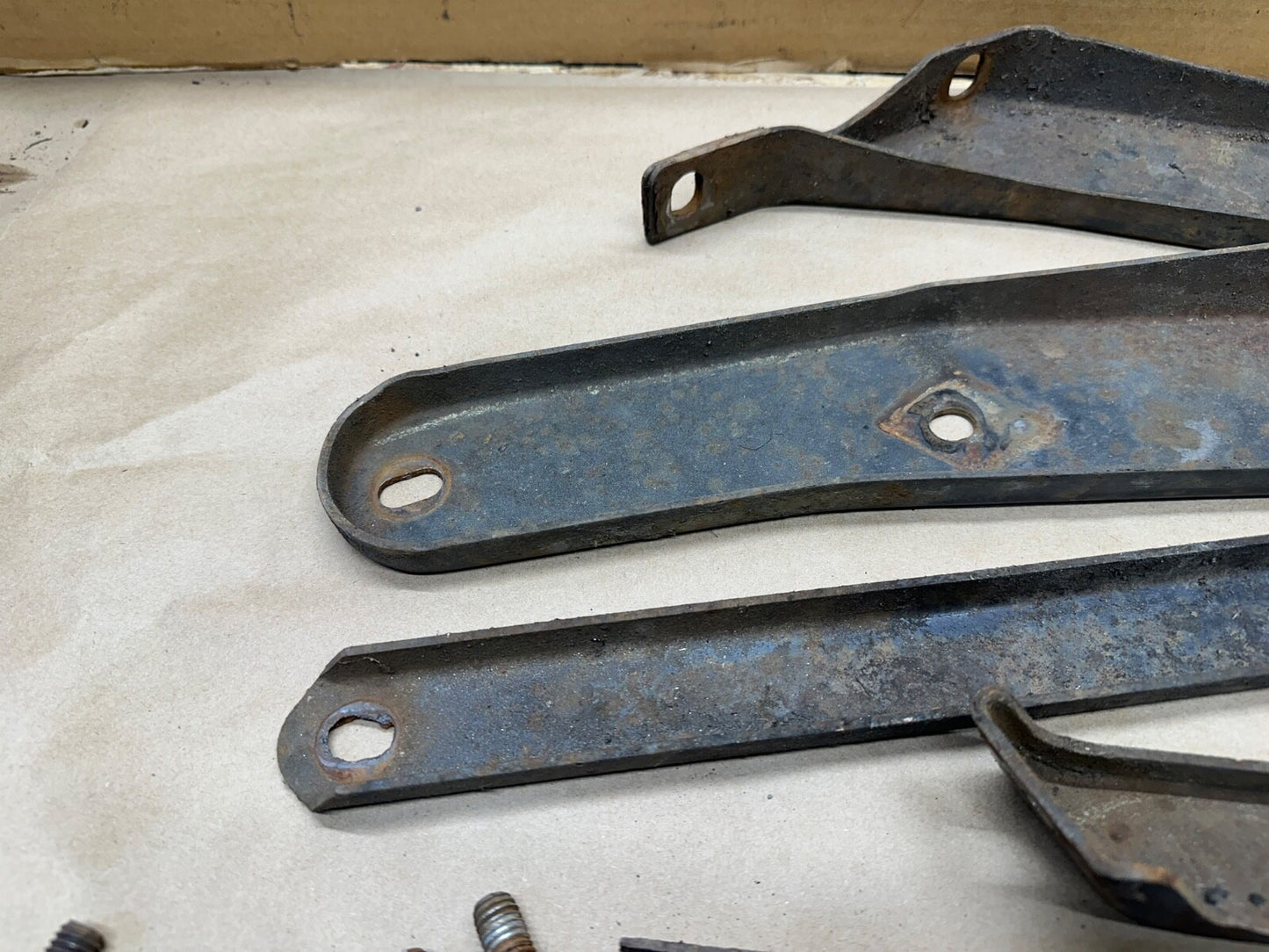 1967 AMC Rambler Rebel Rear Bumper Mount Bracket Sedan Factory 67 Rambler Back