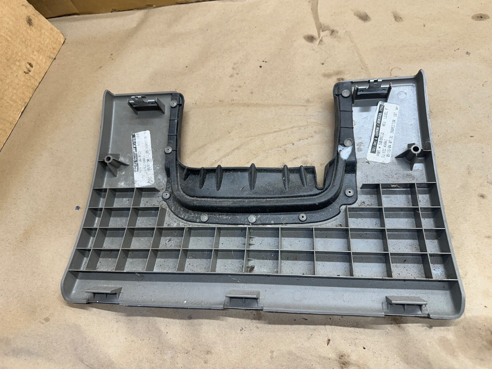 97-02 Jeep Wrangler TJ KHAKI TAN Under Steering Column Knee Bolster Trim Bezel