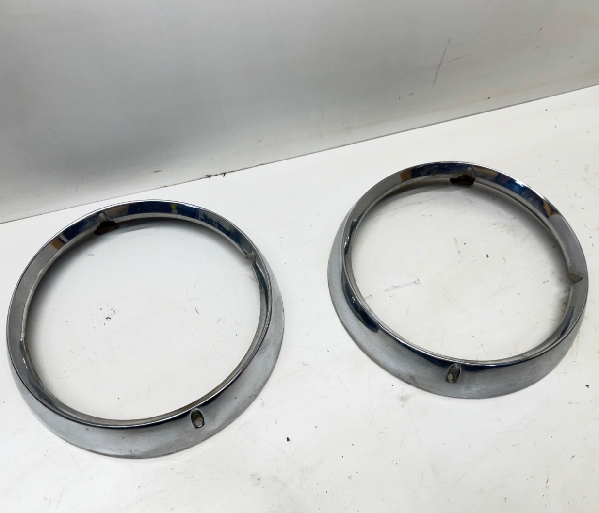 OEM Jeep J5460087 Headlight Trim Ring Chrome Bezel CJ CJ5 CJ7 76-86 Head Light