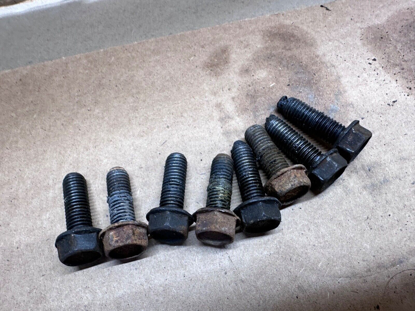 80-86 Jeep CJ T4 T5 BOLTS for Tail Housing to Transmission Adapter OEM Hardware