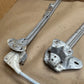 97-01 Jeep Cherokee XJ 2 Door Left Manual Window Regulator Crank Driver Slide OE