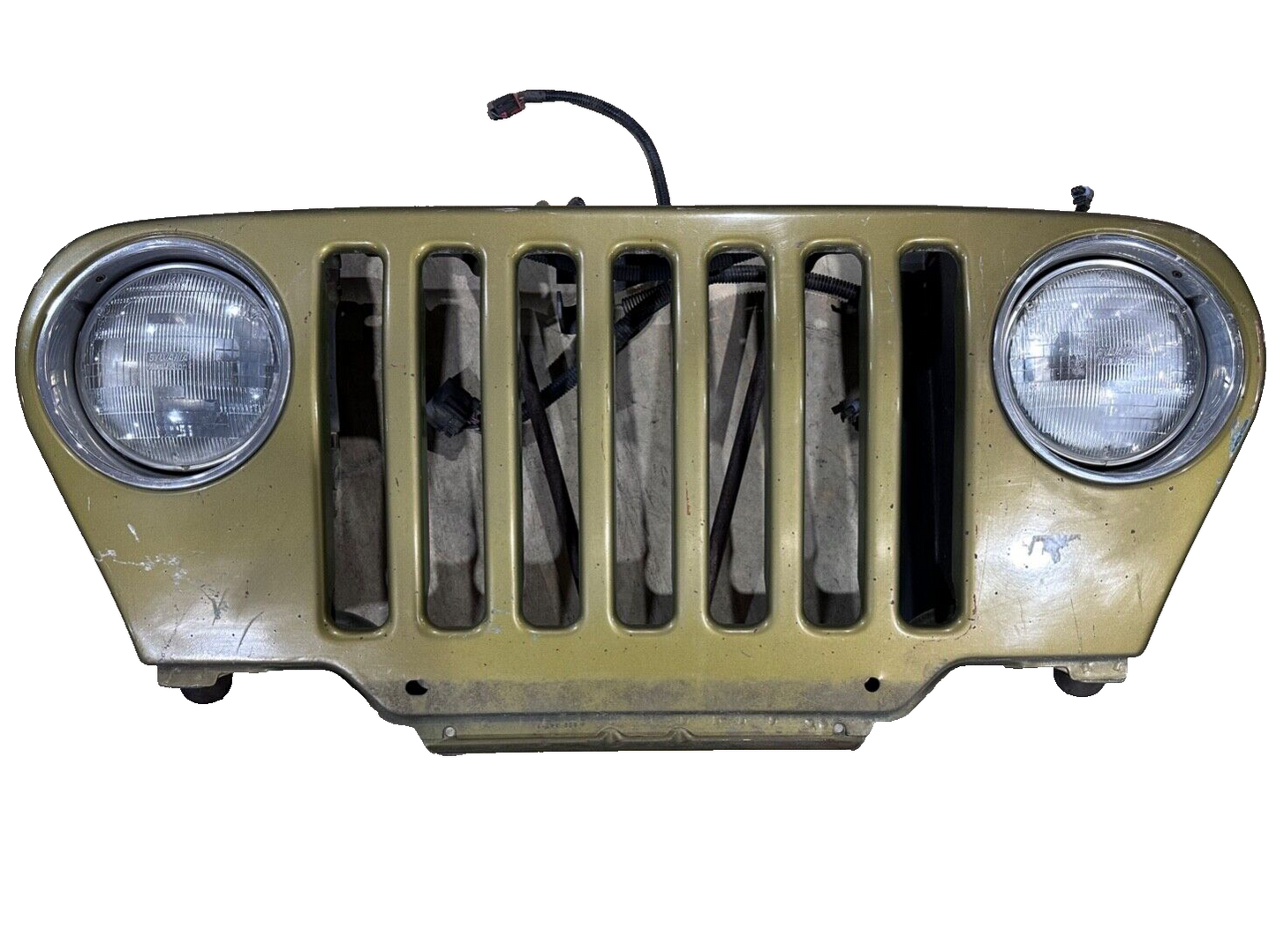 97 ONLY Jeep Wrangler TJ Front GRILL GRILLE Citron Pearl JV HARNESS OEM 1997