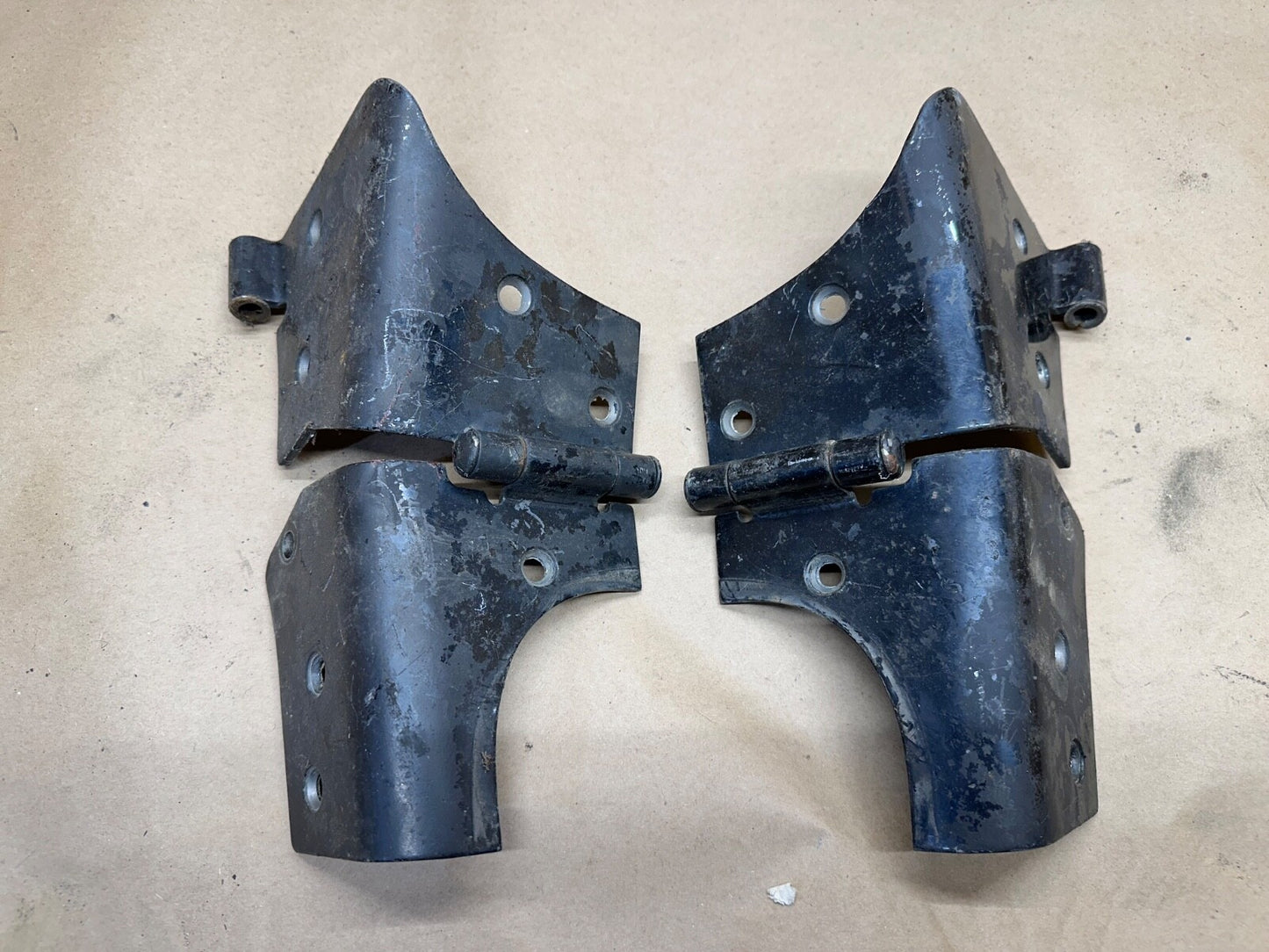 Windshield Frame Hinges Hinge Pair for Jeep Wrangler TJ 97-06 Factory OEM White