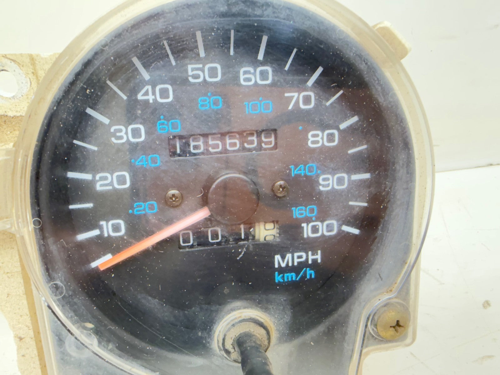 92-95 Jeep Wrangler YJ Gauge Instrument Cluster Speedometer Tachometer 185k Mile