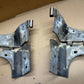 97-06 Jeep TJ Wrangler OEM Windshield Hinges Pair PJC Light Khaki Factory Bolts