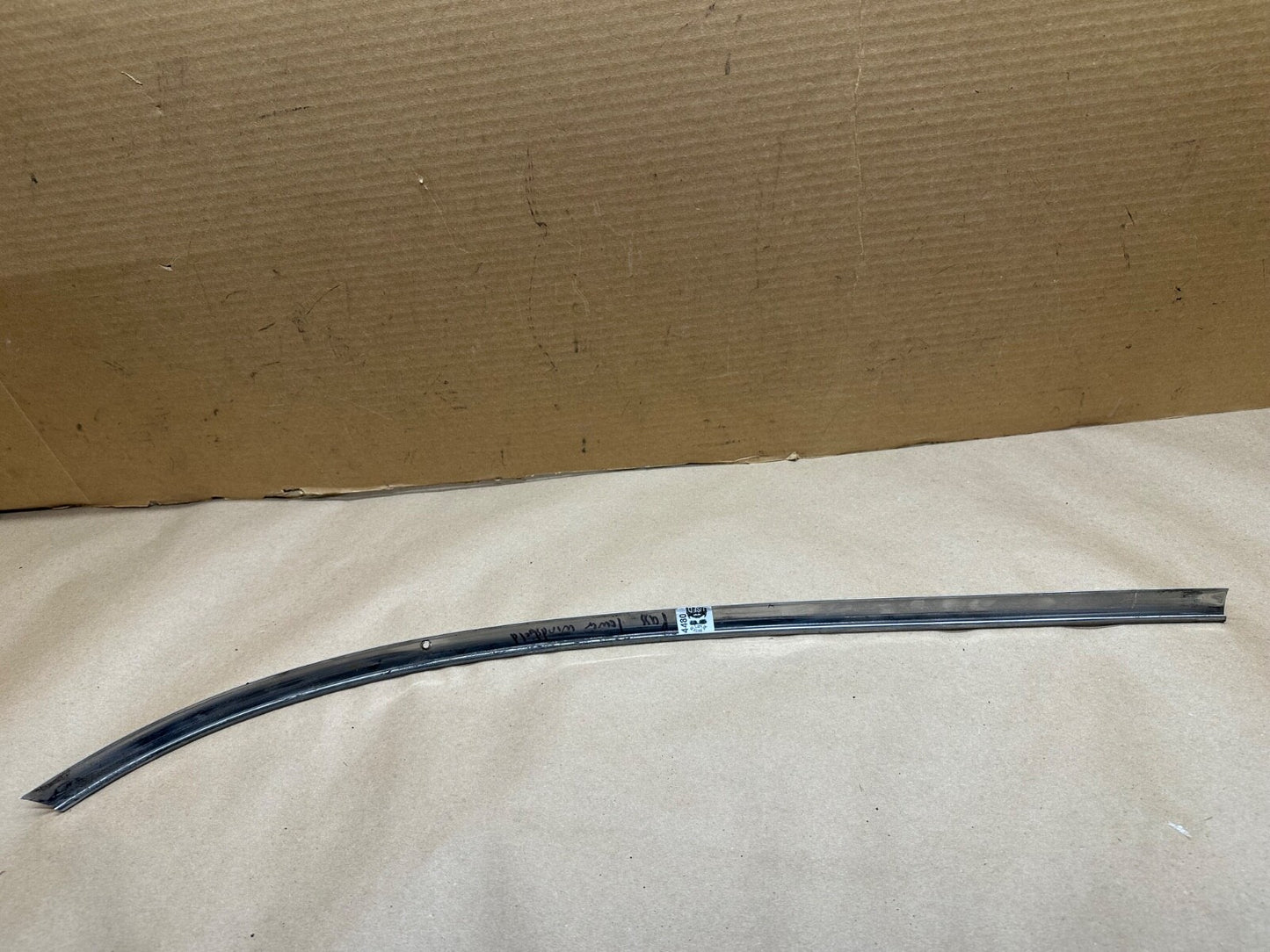 Jeep FSJ Grand Wagoneer Passenger Lower Windshield Stainless Steel Trim Chrome