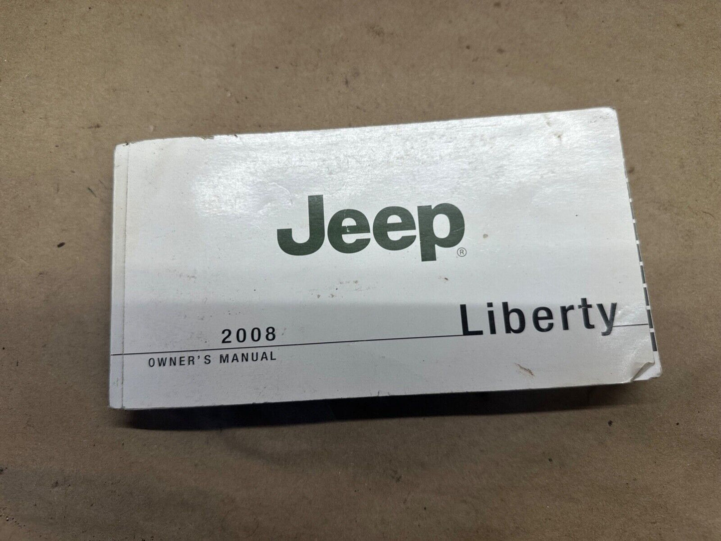 08 2008 Jeep Liberty KK Owner's Manual Handbook User's Guide OEM Owners Owner OE