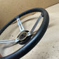 76-86 Jeep CJ Steering Wheel CJ5 CJ7 CJ8 BLACK 4.25" OEM Factory 3 Spoke 5 7 8