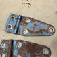 76-95 Jeep Wrangler YJ CJ Hood Hinges Hinge Set Patina FREE SHIPPING OEM