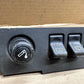 97-01 Jeep Cherokee XJ Dash Switch Panel Dash Defrost Rear Wiper 12v outlet OEM