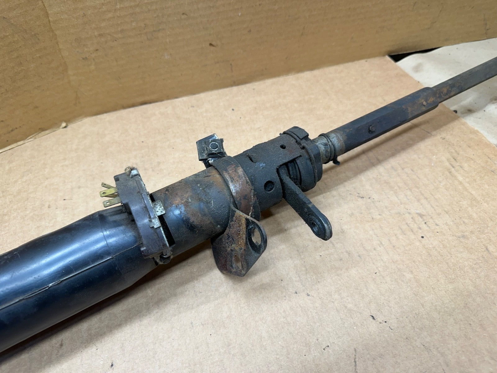 AMC Rambler Rebel 67 68 69 Auto Steering Column OEM Factory Black Shaft Car