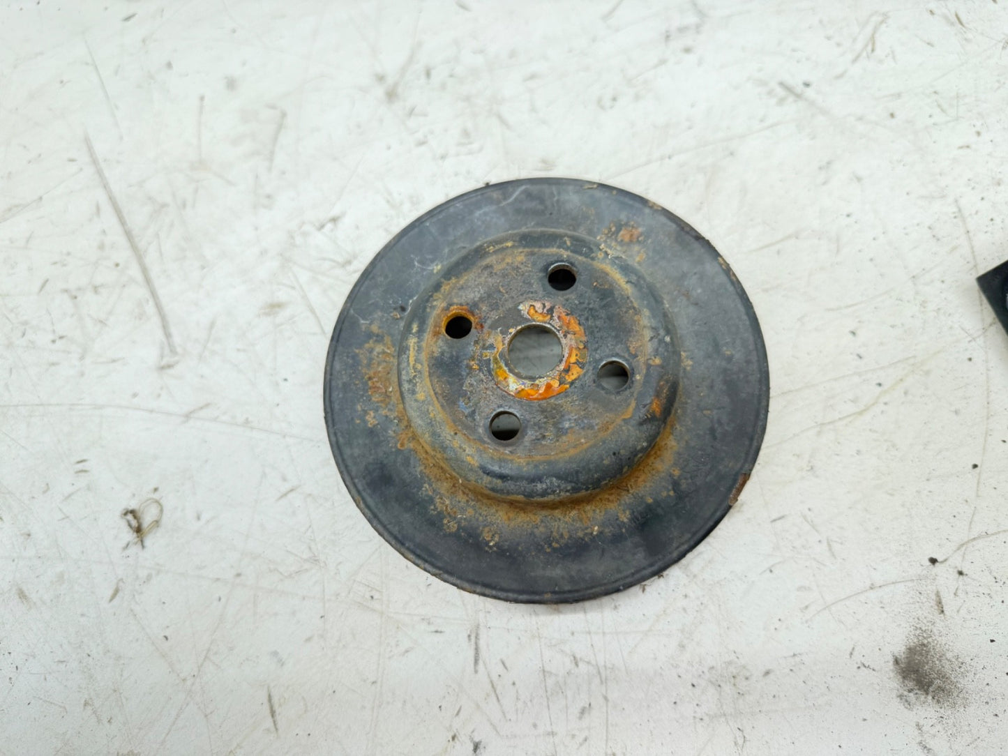 Jeep CJ 80-86 CJ7 2-Groove V Belt Water Pump Pulley 6 cyl 4.2L YJ 2.5L Wrangler