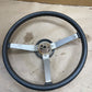 84-96 Jeep Cherokee Wrangler XJ YJ MJ Comanche 3 Spoke Steering Wheel Grey Gray