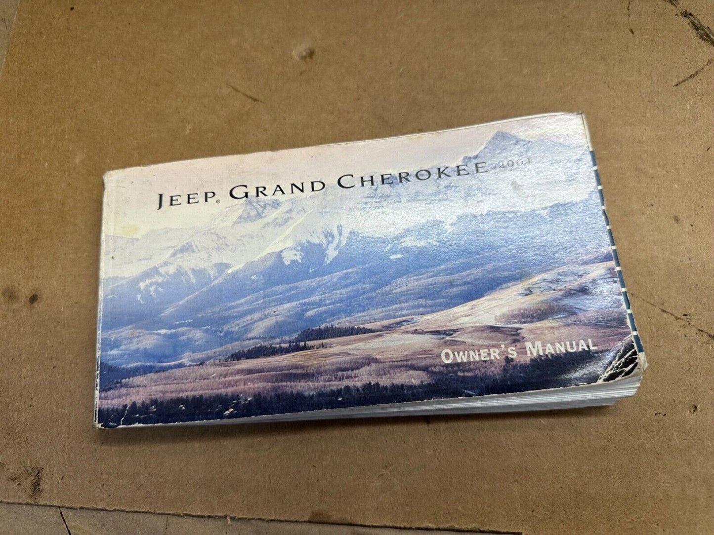 2001 Jeep Grand Cherokee WJ Owners Manual User Guide Reference Operator Book 01