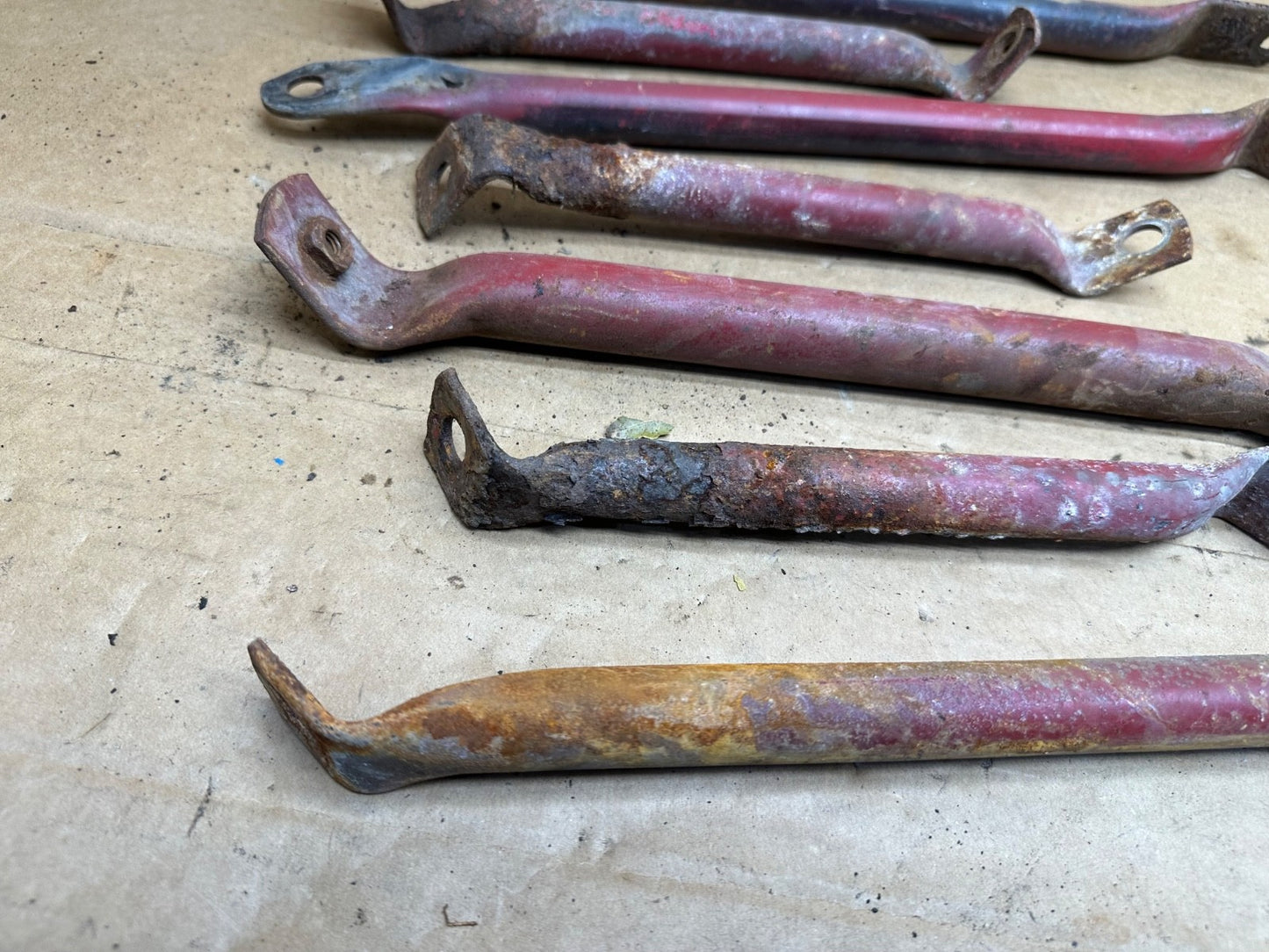 87-95 Jeep Wrangler YJ FENDER to Firewall Support Bar Set OEM Factory Rod Brace