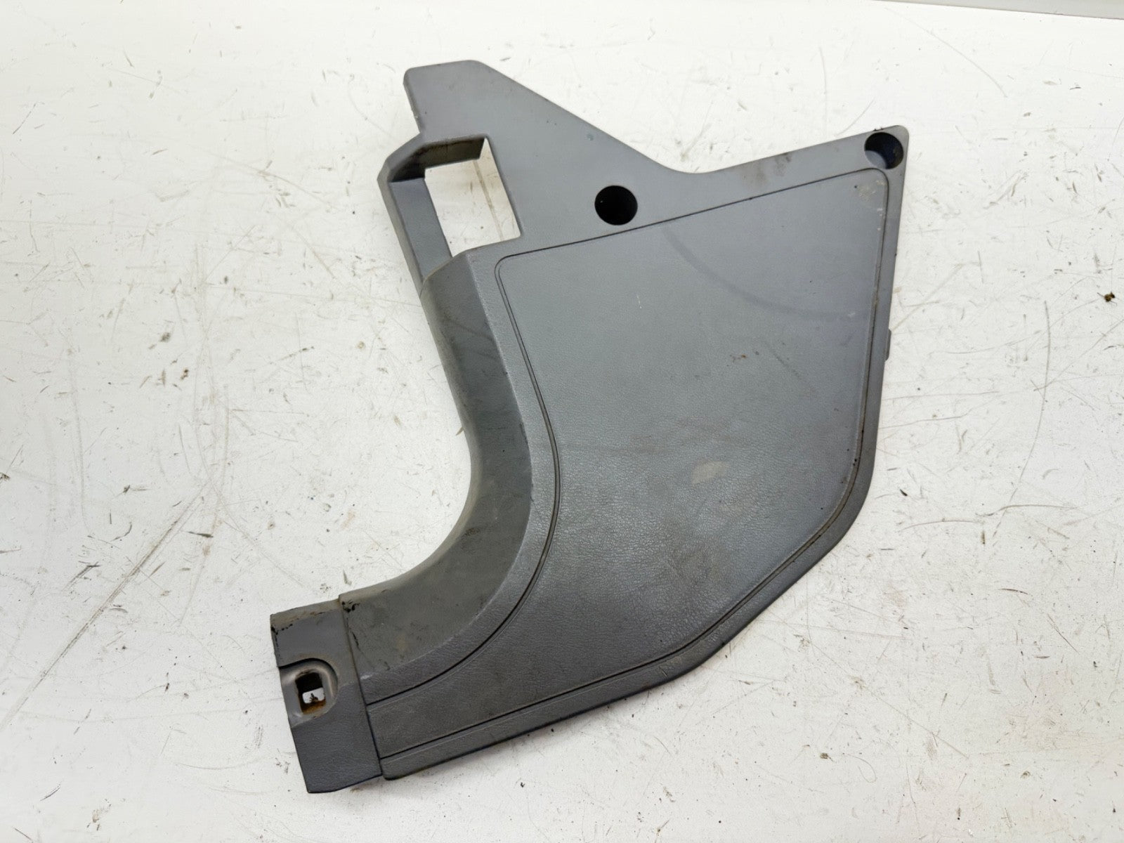 87-96 Cherokee Comanche XJ MJ Left Drivers Trim Kick Panel Lower GREY Cover GRAY