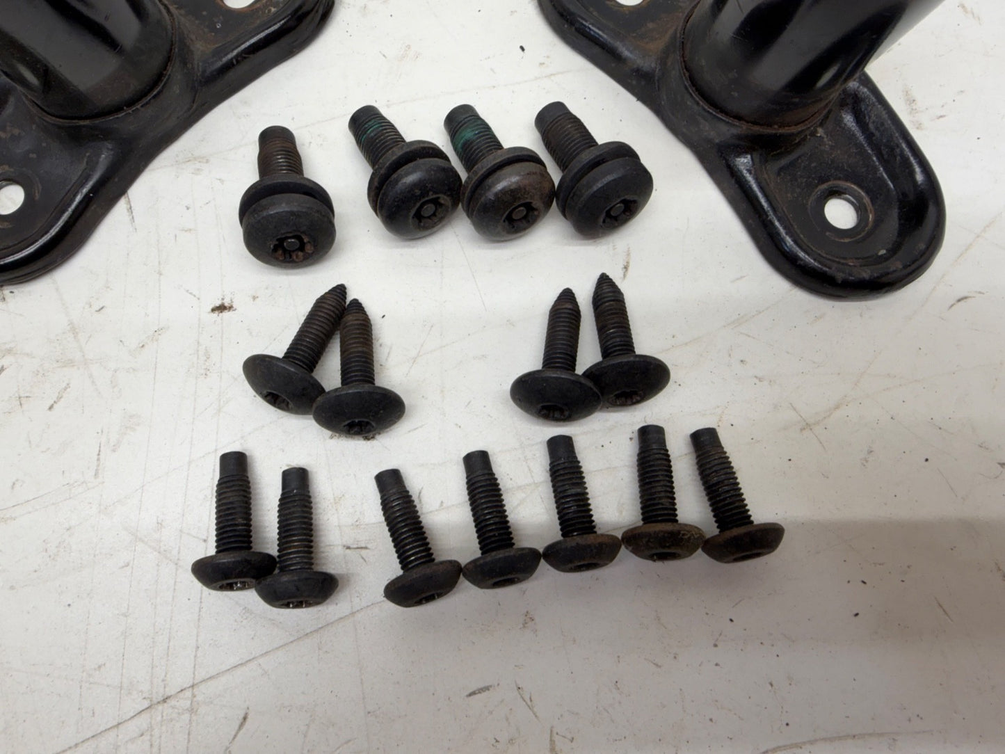 98-02 Jeep Wrangler TJ Roll Bar Sport Bar Extensions Windshield Bracket w/ Bolts