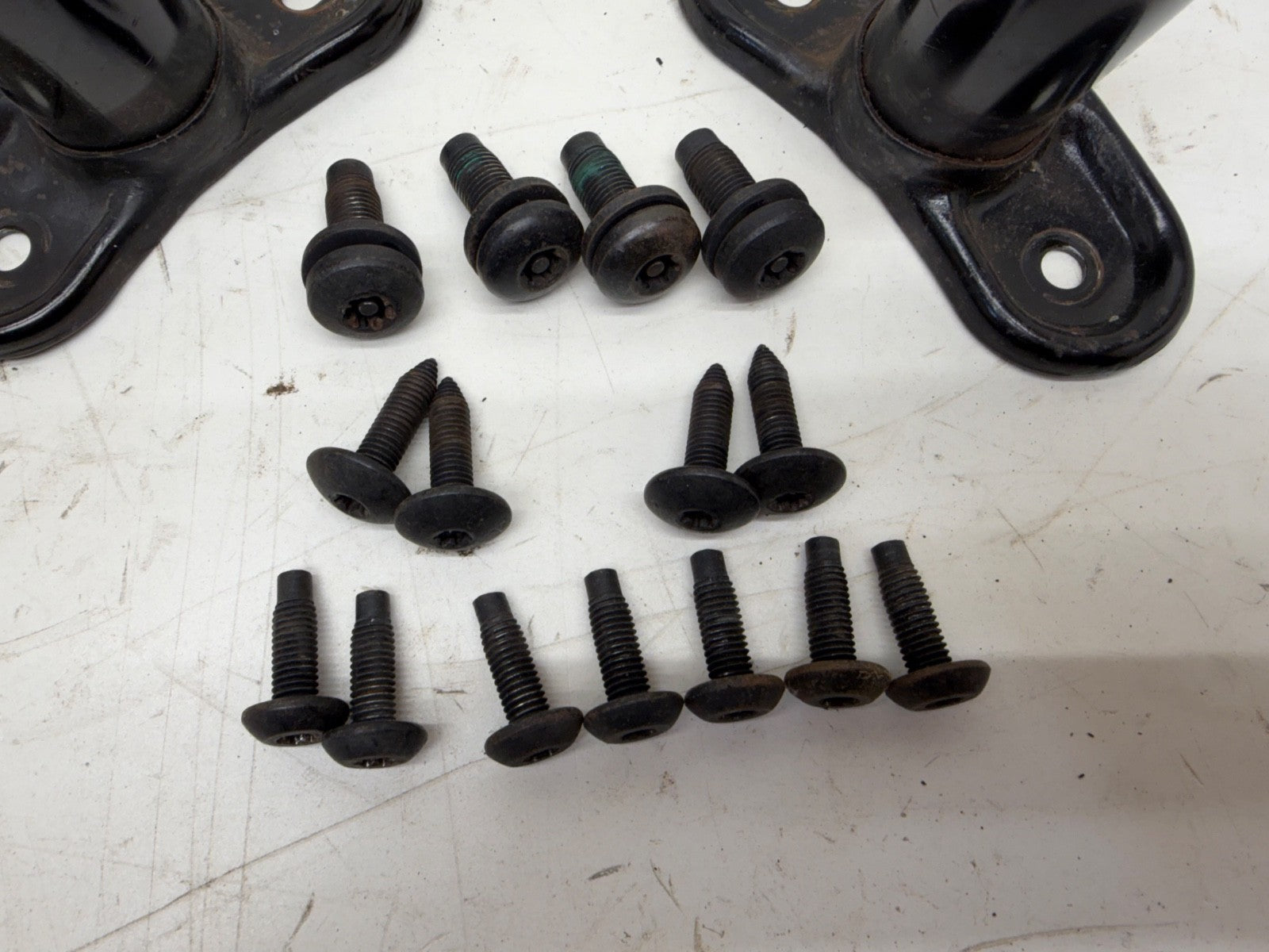 98-02 Jeep Wrangler TJ Roll Bar Sport Bar Extensions Windshield Bracket w/ Bolts