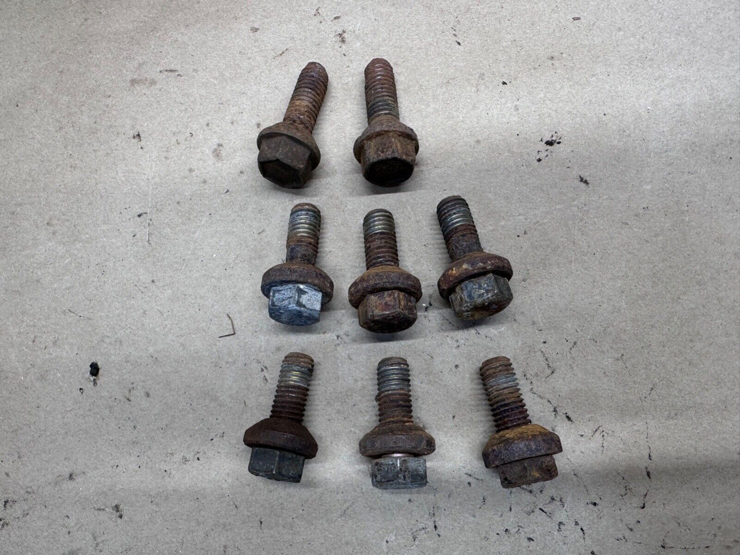 Jeep Wrangler YJ OEM Transmission Skid Plate BOLTS Set of 6 87-95