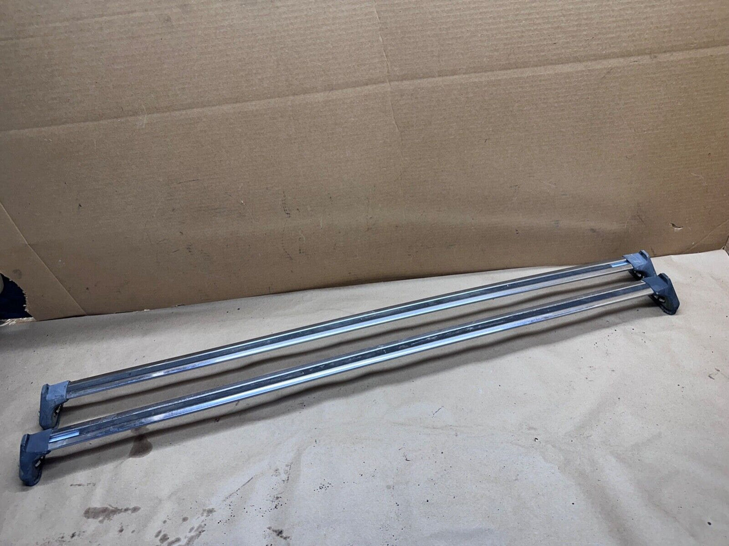 84-89 Jeep Cherokee XJ Chrome Roof Rack Cross Rails Factory OEM 85 86 87 88 Bars