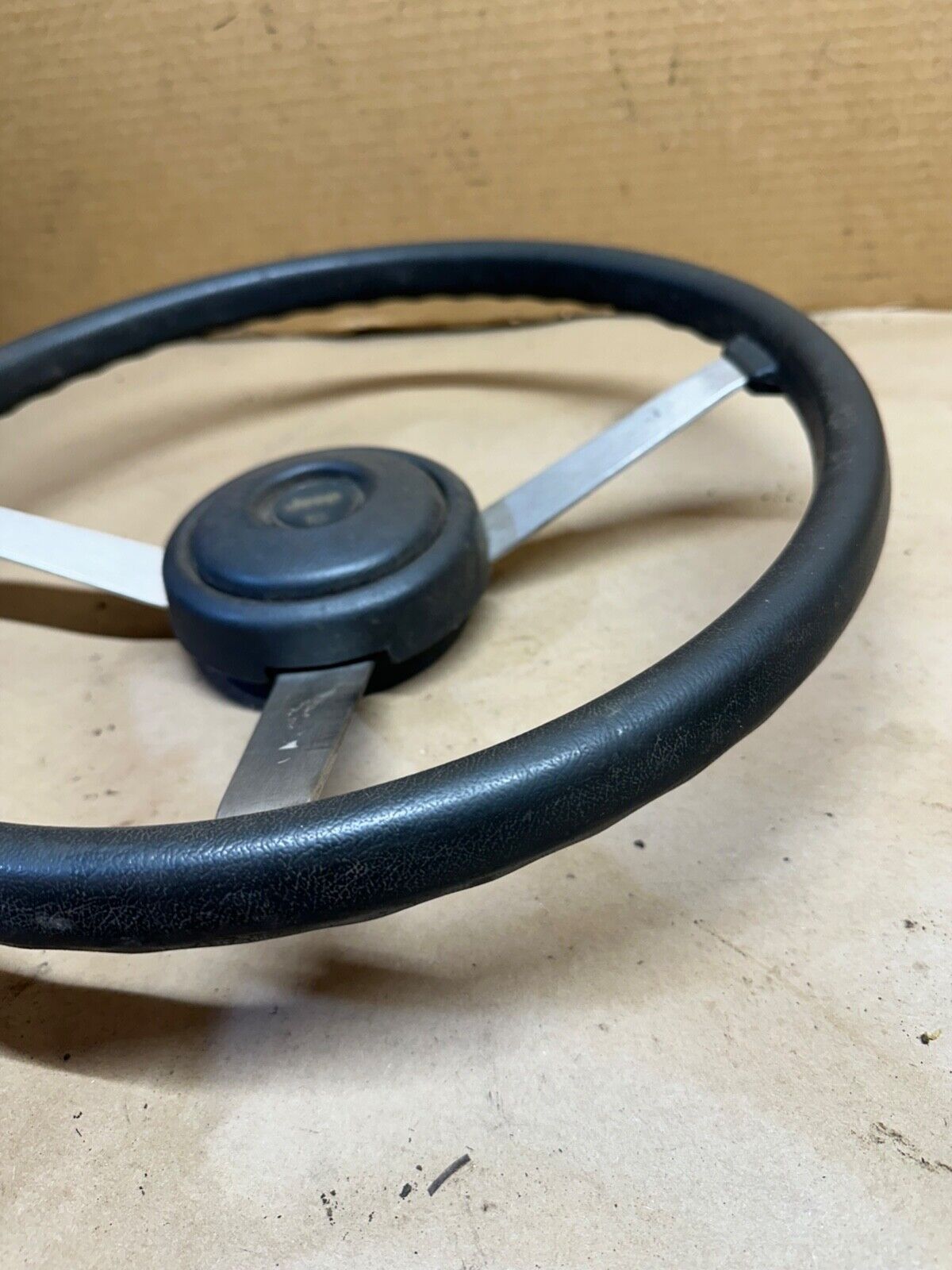 84-95 Jeep Cherokee Wrangler OEM FACTORY 3 Spoke Steering Wheel Grey XJ YJ MJ