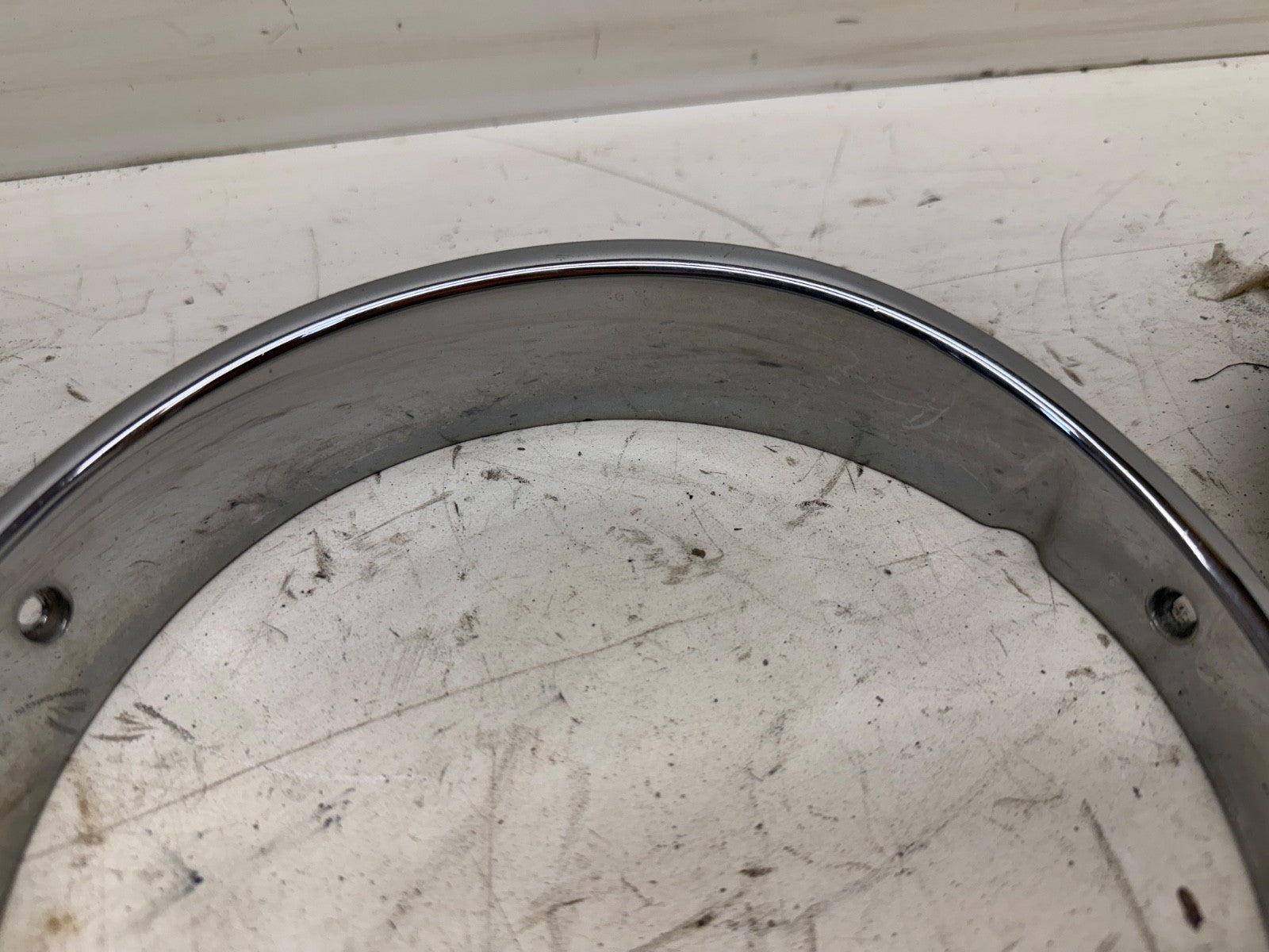 Left & Right Chrome Headlight Trim Bezels 97-06 Jeep TJ Wrangler OEM Factory L R