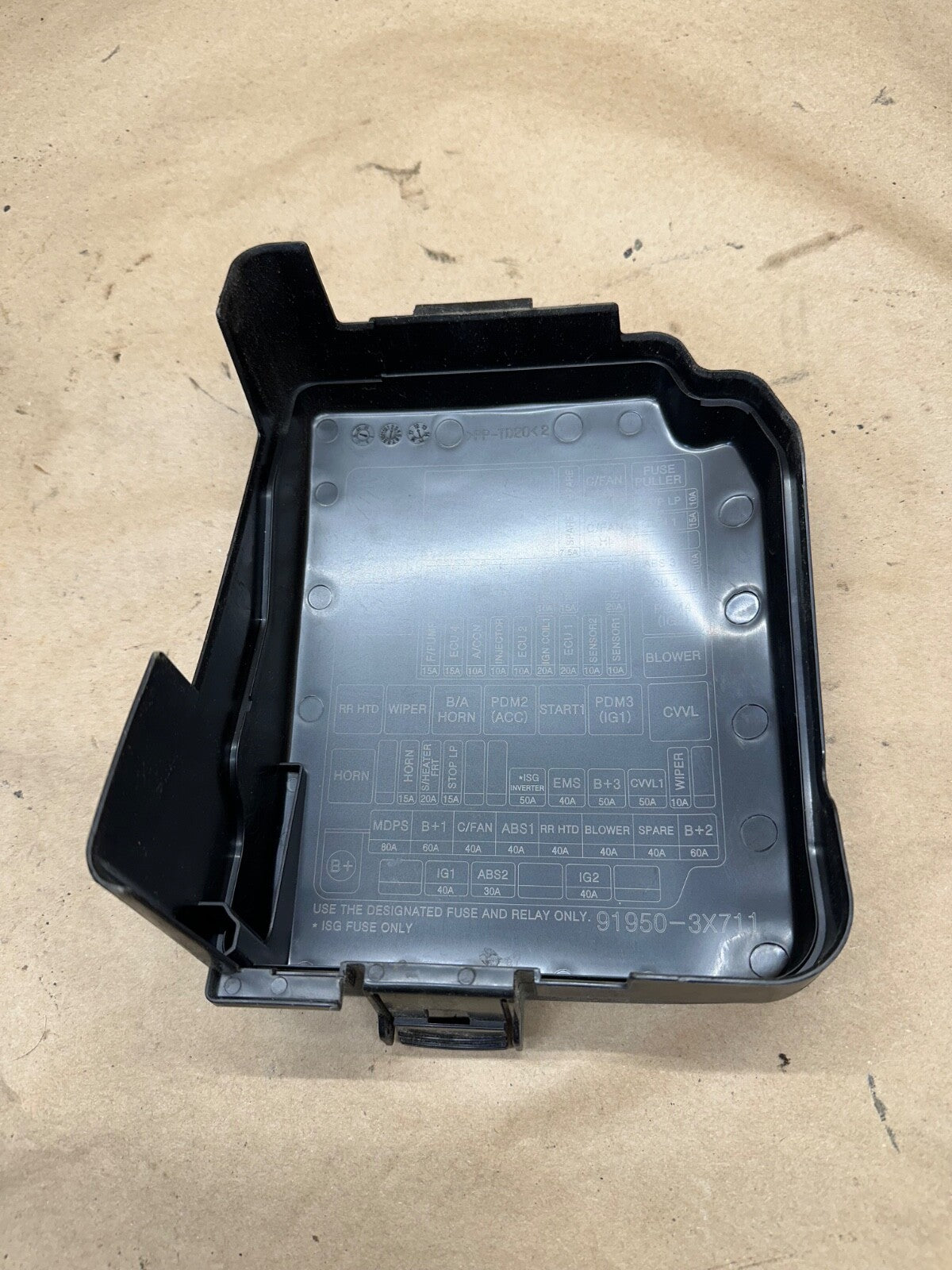 2011-2013 Hyundai Elantra Fusebox Fuse Box Relay Module 91950-3x711 EX482 Block
