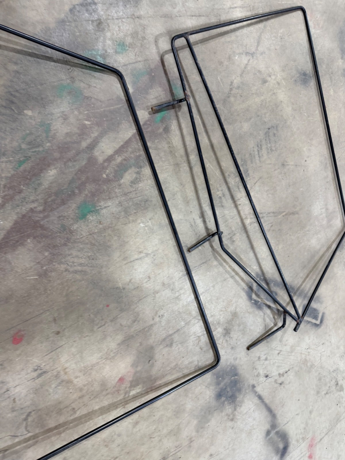 87-95 Jeep Wrangler YJ UPPER WINDOW FRAMES Half Door Skin Square Corner Frame OE