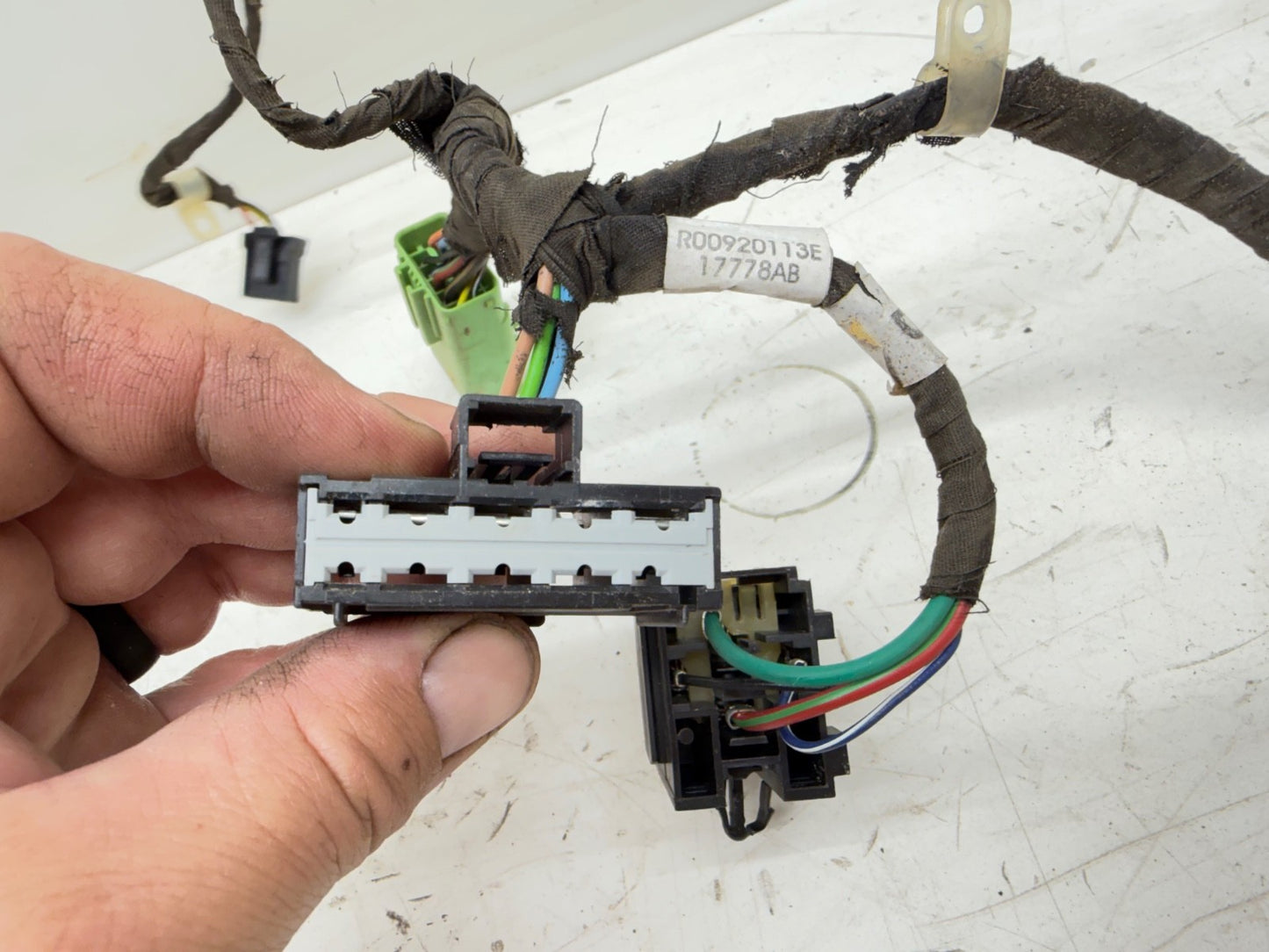 2002-2006 Jeep Wrangler TJ WIRING FOR Heater HVAC Box w AC OEM Wire Harness A/C