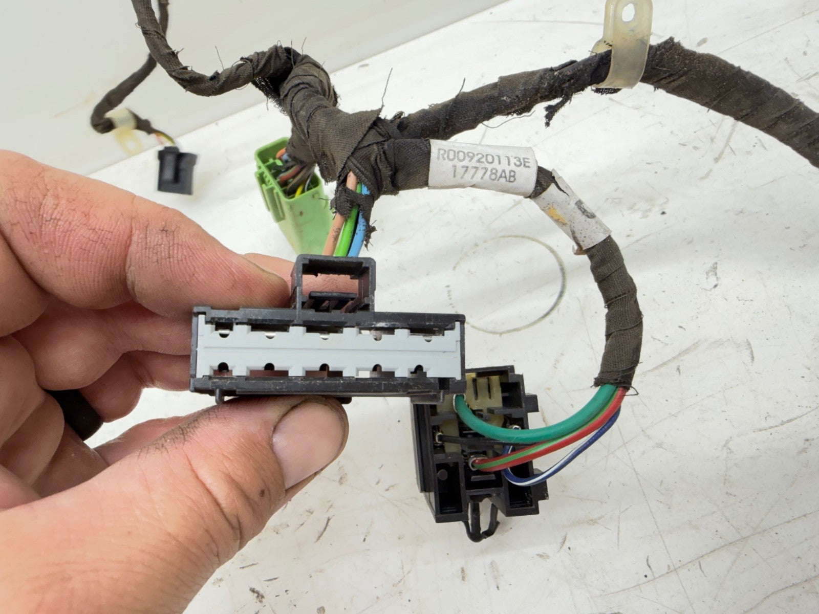 2002-2006 Jeep Wrangler TJ WIRING FOR Heater HVAC Box w AC OEM Wire Harness A/C