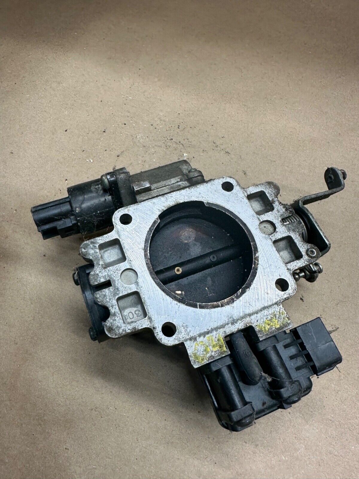 02-04 Jeep Wrangler TJ 4.0L Throttle Body OEM 6 cylinder 4.0 WJ Inline Six