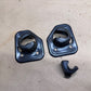 84-01 Jeep Cherokee XJ Upper Folding Back Seat Latch Strikers Plates Pair L R OE