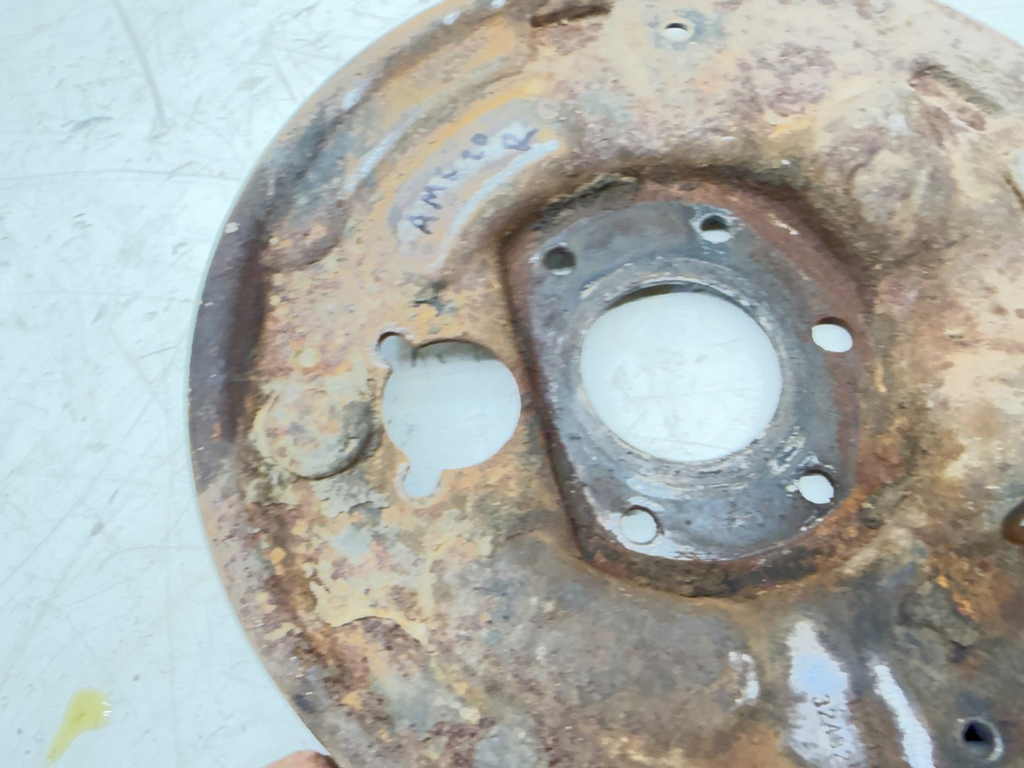 JEEP CJ 1978-1986 10" Brake AMC 20 Passenger Right SIDE DRUM BRAKE BACKING PLATE
