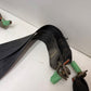 77-91 Jeep YJ CJ Rear Seat Lap Belts Back Seat Belt CJ5 CJ7 Wrangler Black OEM